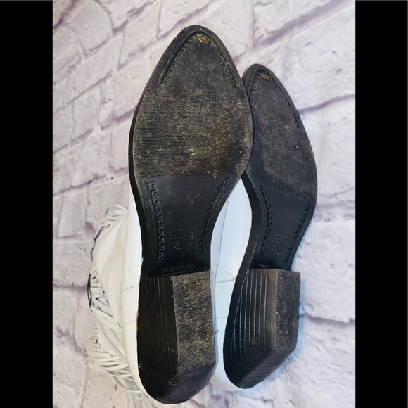 White Leather Boots by Leather Craft Premier Collection - Picture 9 of 10